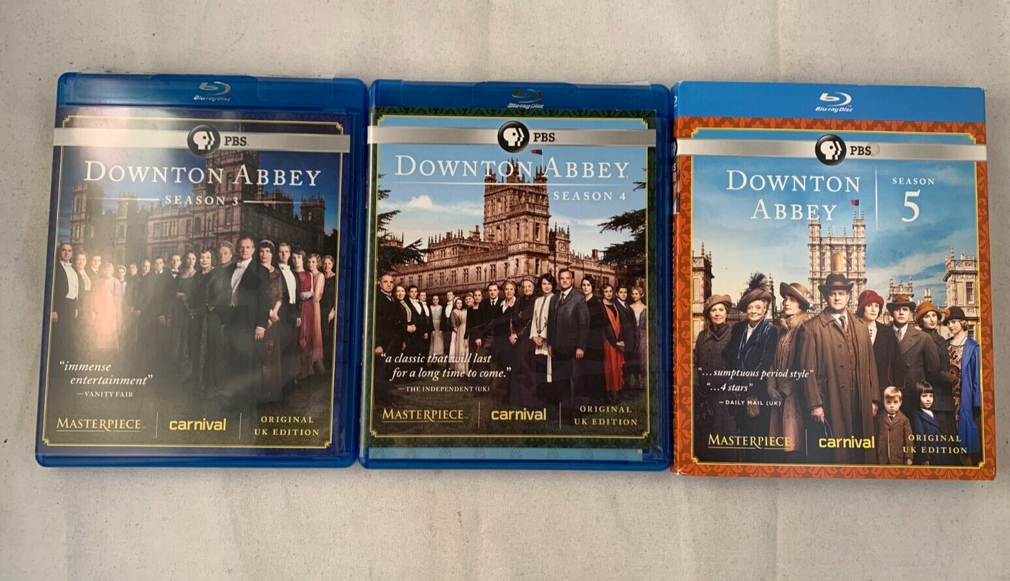 Downton Abbey: Season 3 4 5 (Blu-ray Disc bundle)