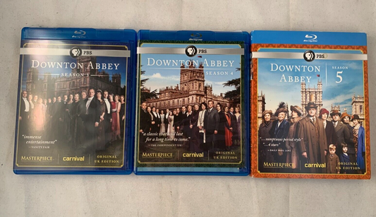 Downton Abbey: Season 3 4 5 (Blu-ray Disc bundle)