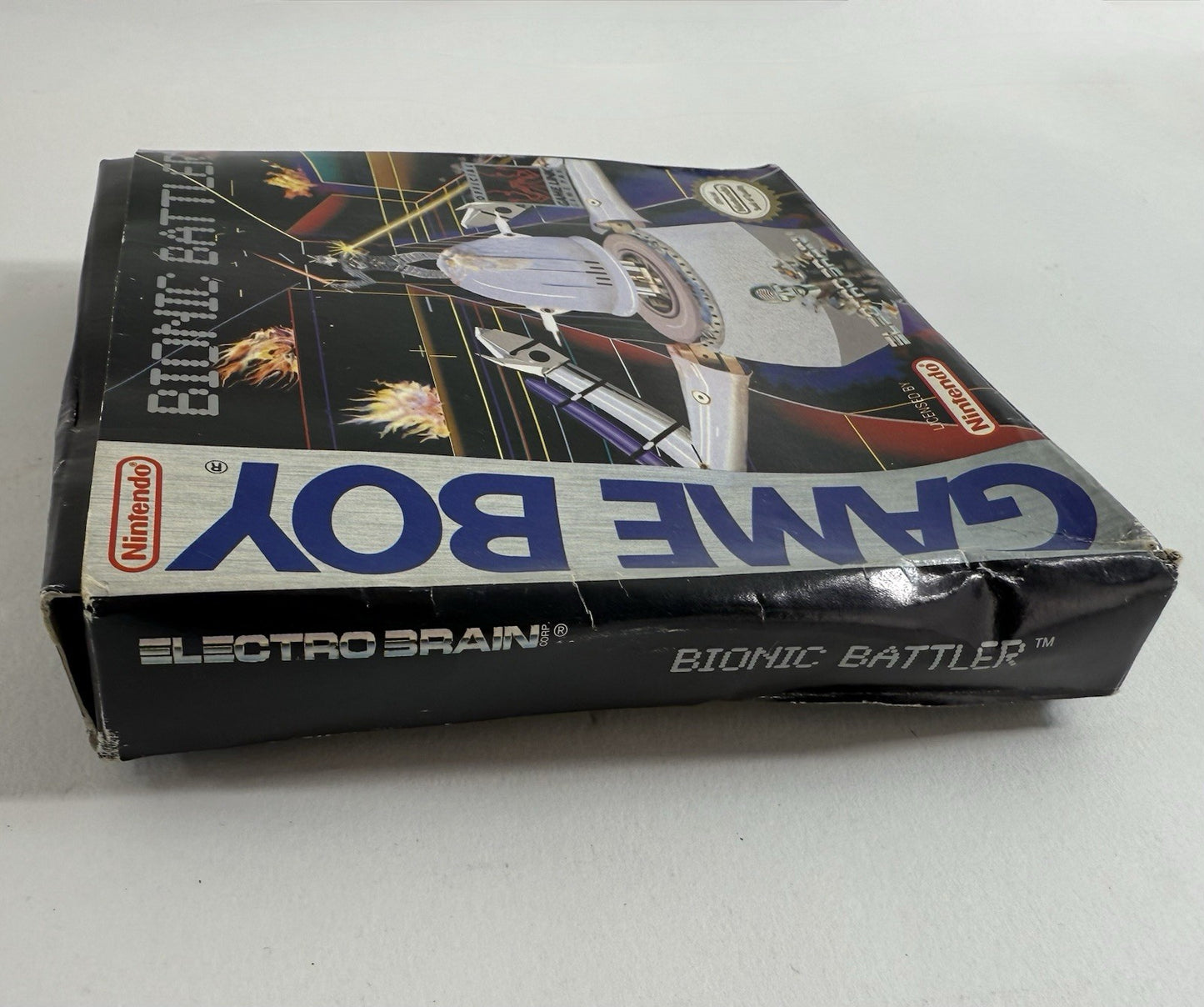 Bionic Battler (Nintendo GameBoy, 1992) Game Box Manual Registration Inserts