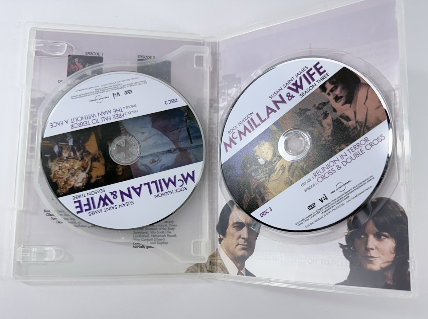McMillan & Wife: Seasons 1-3 (DVD Box Set, 2013) Rock Hudson -Tested and Working