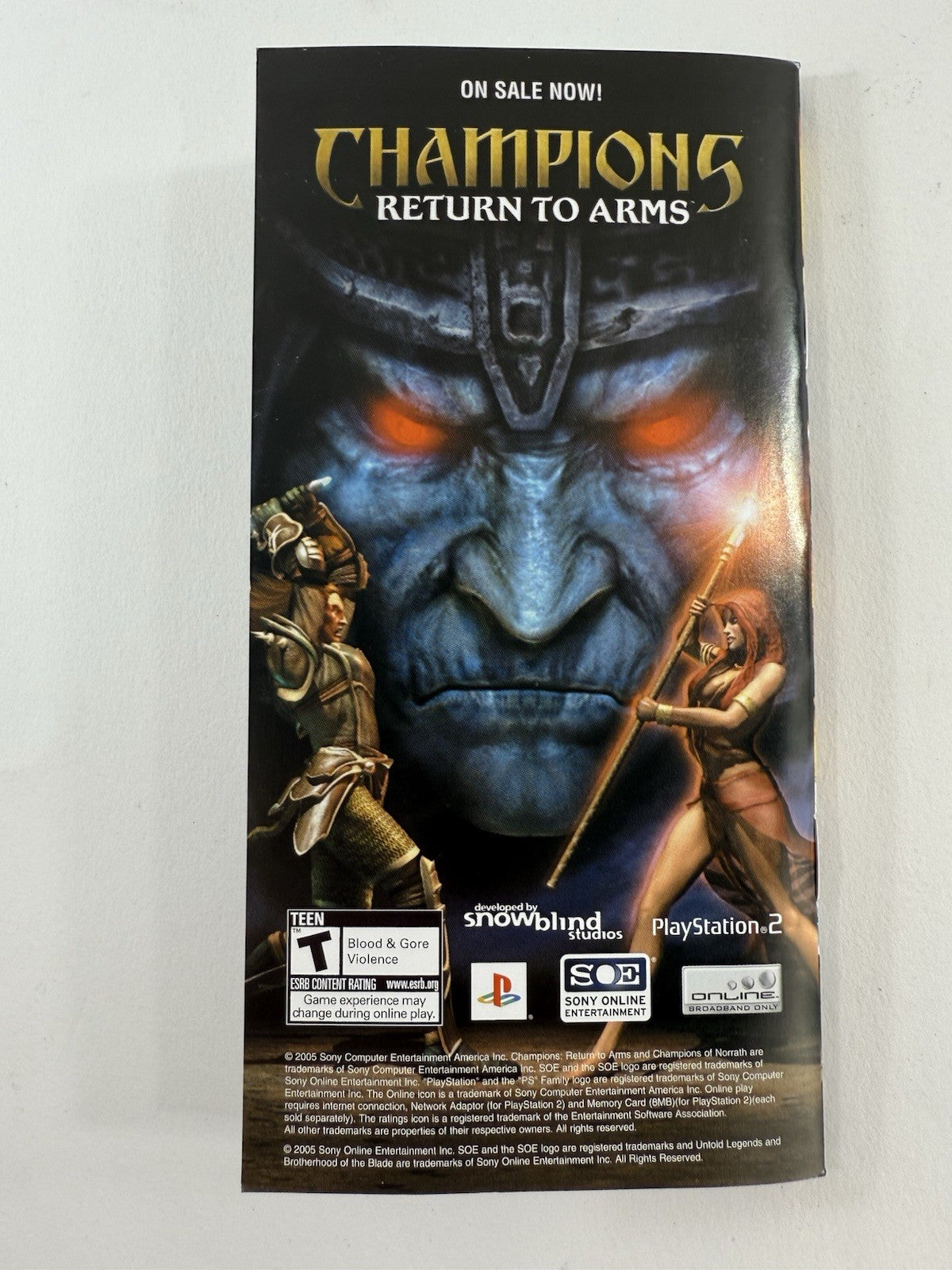 Untold Legends: The Warrior's Code (Sony PSP, 2006) Game Case Manual - Tested