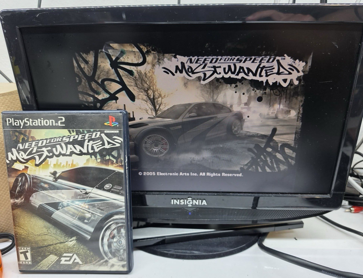 Need for Speed: Most Wanted (PlayStation 2, 2005) Game Case Manual - Tested