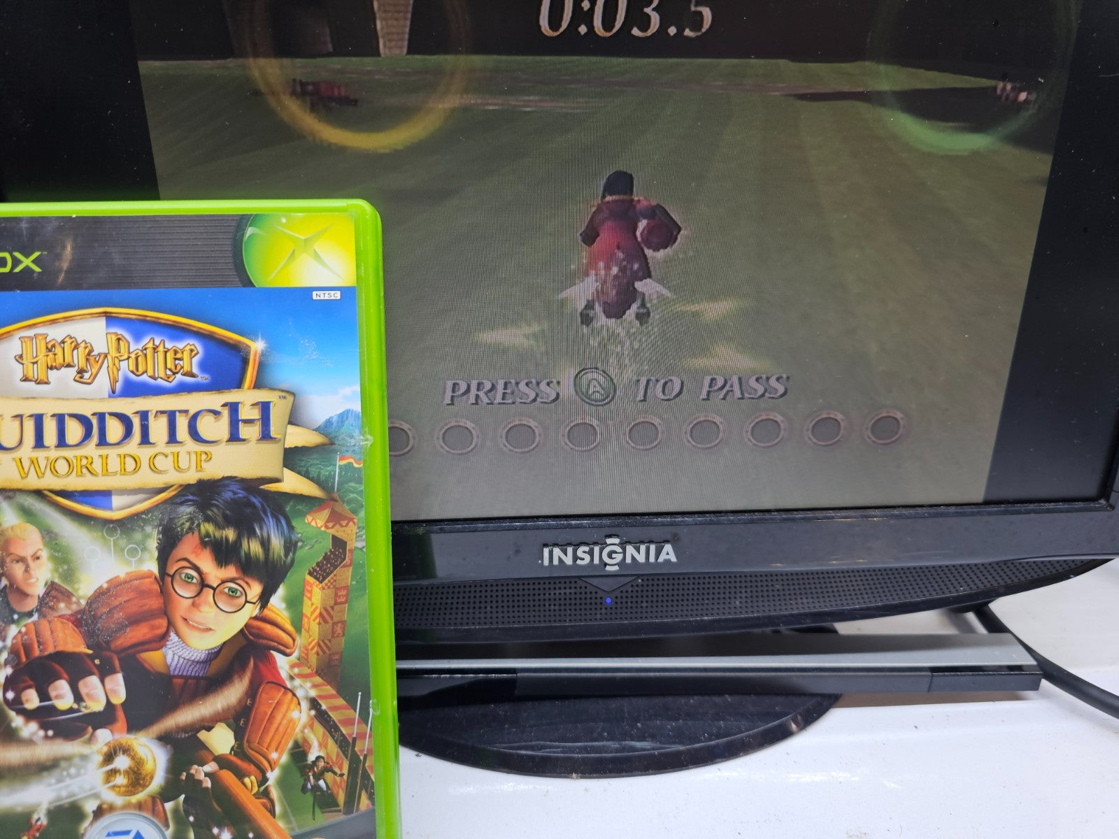 Harry Potter: Quidditch World Cup (Microsoft Xbox, 2003) Game and Case - Tested