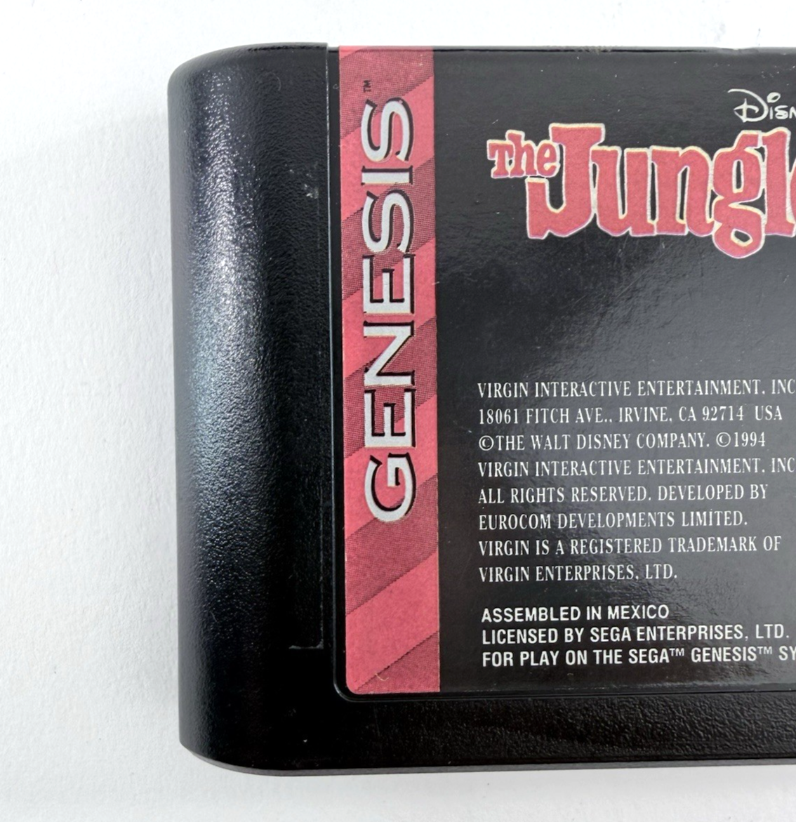 Disney's The Jungle Book (Sega Genesis, 1994) Game and Case - Tested and Working