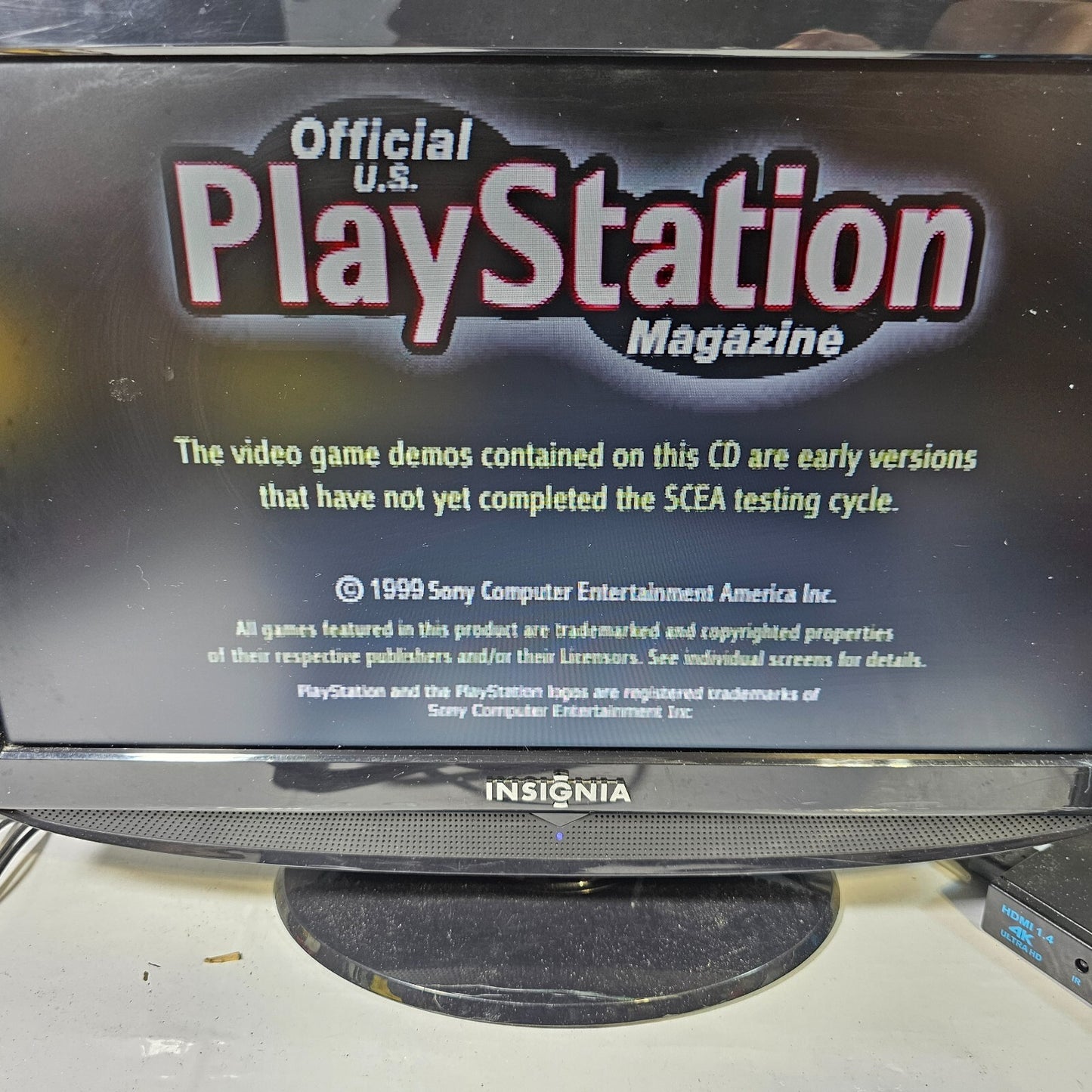 PlayStation Magazine Demo Disc # 27 December 1999 - Tested And Working