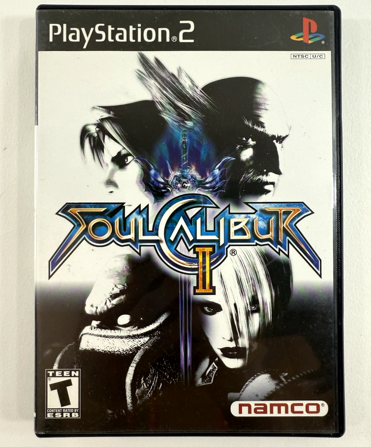 Soul Calibur II (PlayStation 2, 2003) Discs Case Manual Registration - Tested