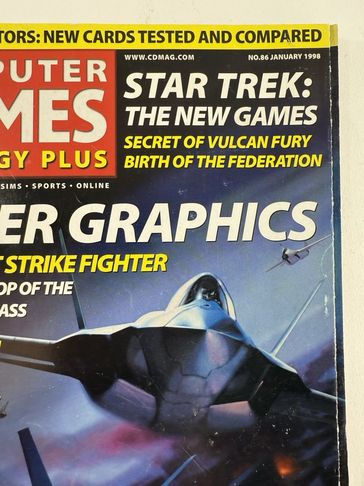 Computer Games Strategy Plus Magazine No. 86 January 1998 Joint Strike Fighter