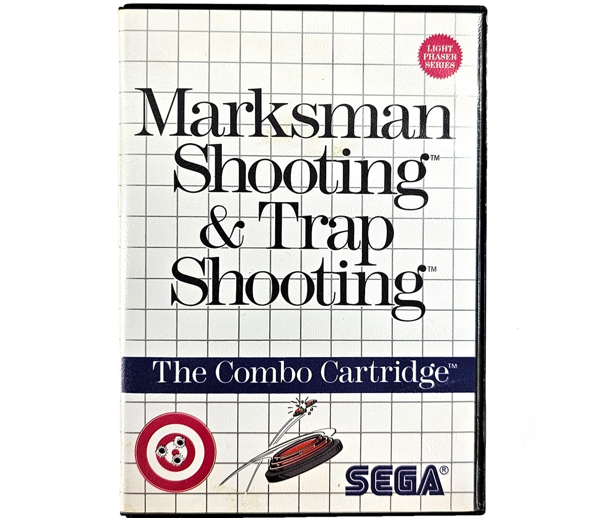 Marksman Shooting & Trap Shooting (Sega Master System, 1987) Game Case Manual