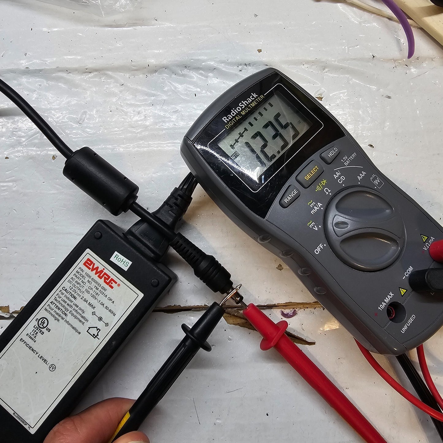 2Wire YM-1031A AC/DC Adapter 12V 2.9A Power Supply - Tested and Working