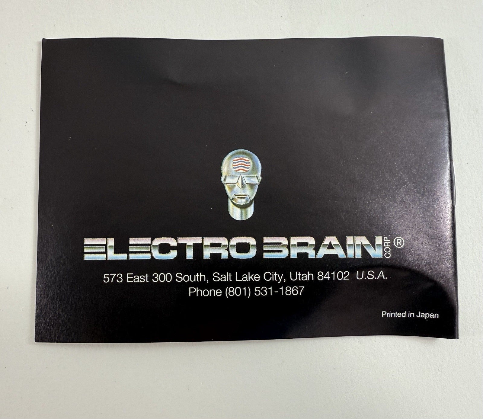 Bionic Battler (Nintendo GameBoy, 1992) Game Box Manual Registration Inserts