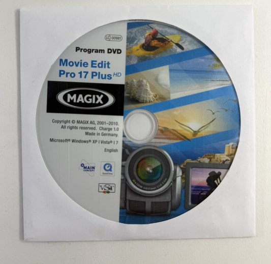 Magix 2010 Movie Edit Pro 17 Plus HD (PC DVD, Windows XP, Vista, 7)