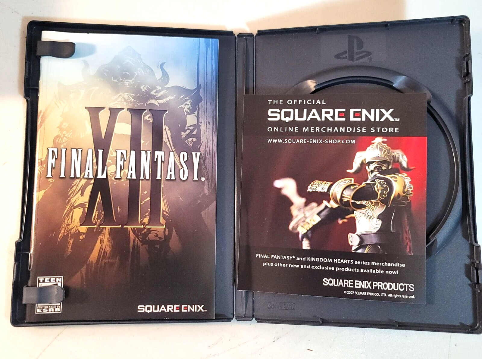 Final Fantasy XII (Sony PlayStation 2, 2006) Game Case Manual - Tested