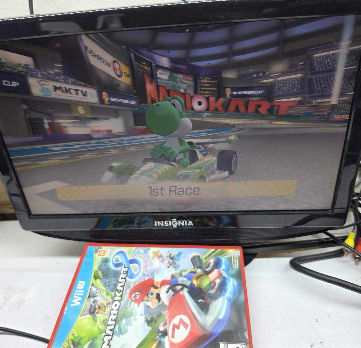 Mario Kart 8 (Nintendo Wii U, 2014) Game Case Manual Insert - Tested and Working