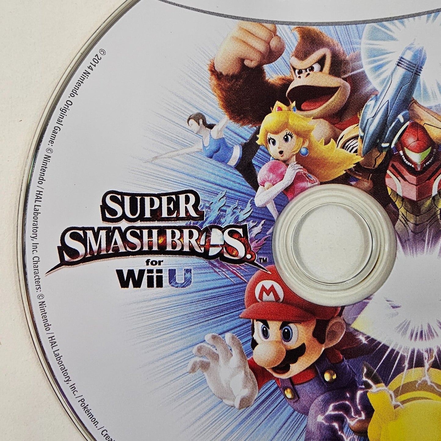 Super Smash Bros. (Nintendo Wii U, 2014)  Replacement Game Disc - Tested