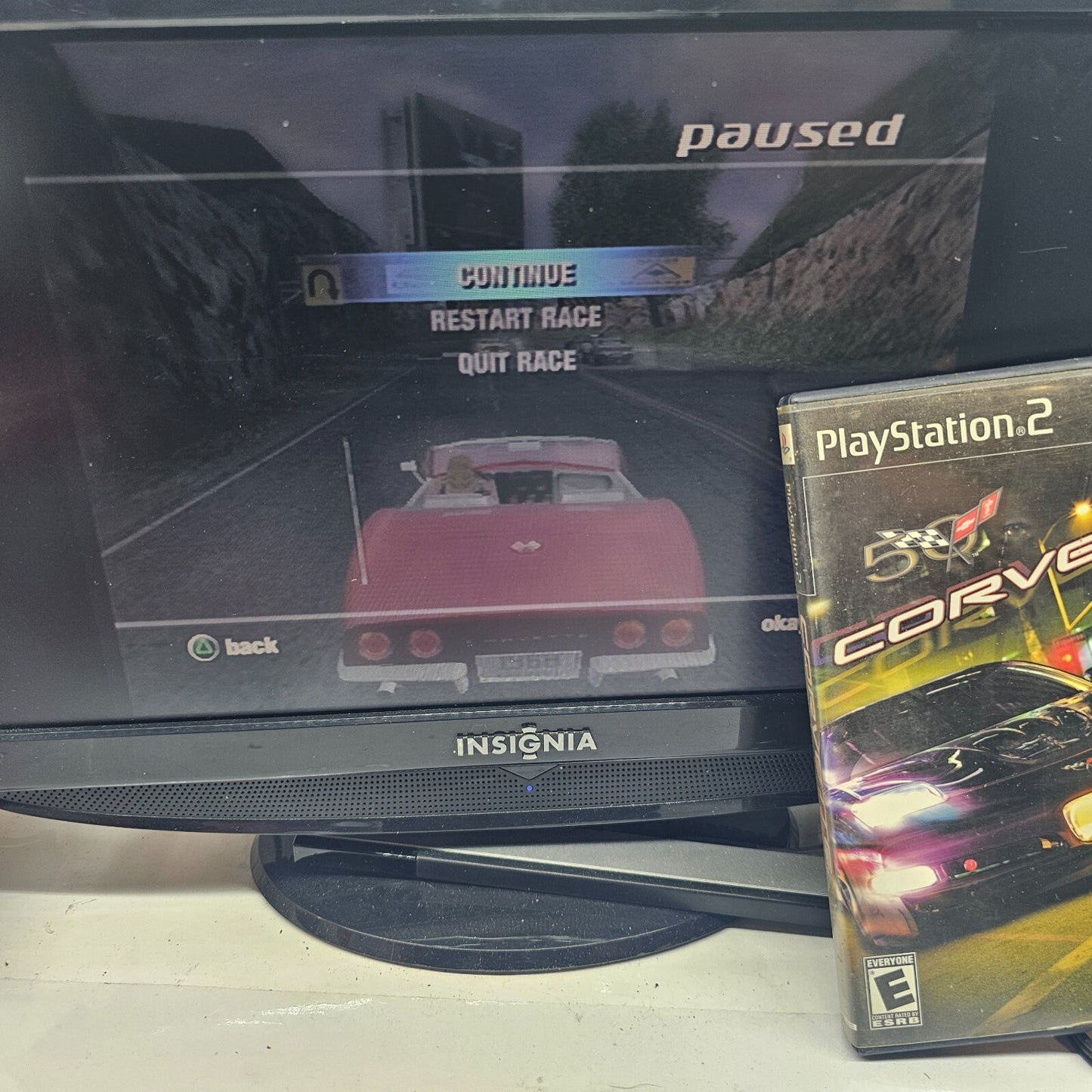 Corvette (Sony PlayStation 2, 2004) Game Case Manual - Tested and Working