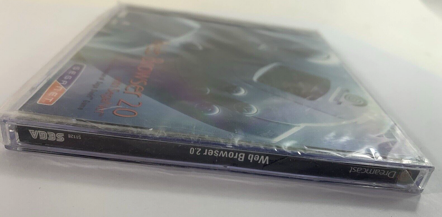 SEGA Dreamcast Web Browser 2.0 (Sega Dreamcast, 2000) -Damaged Plastic, New