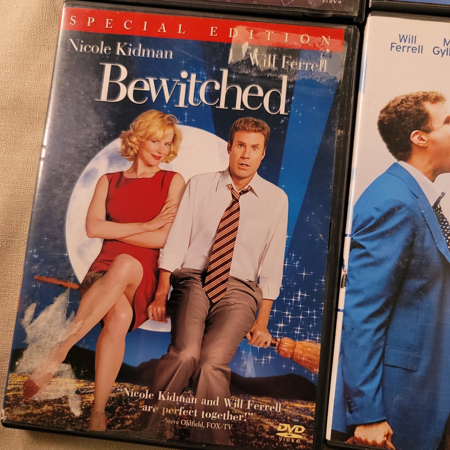 Will Ferrell 4 DVD Lot – Stranger Than Fiction, Step Brothers, Bewitched Roxbury