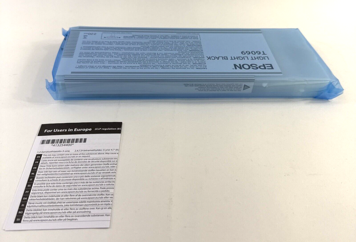 Epson T6069 K3 Photo Light Black Ink 220ml Stylus Pro 4800/4880 - Exp 2019 - New