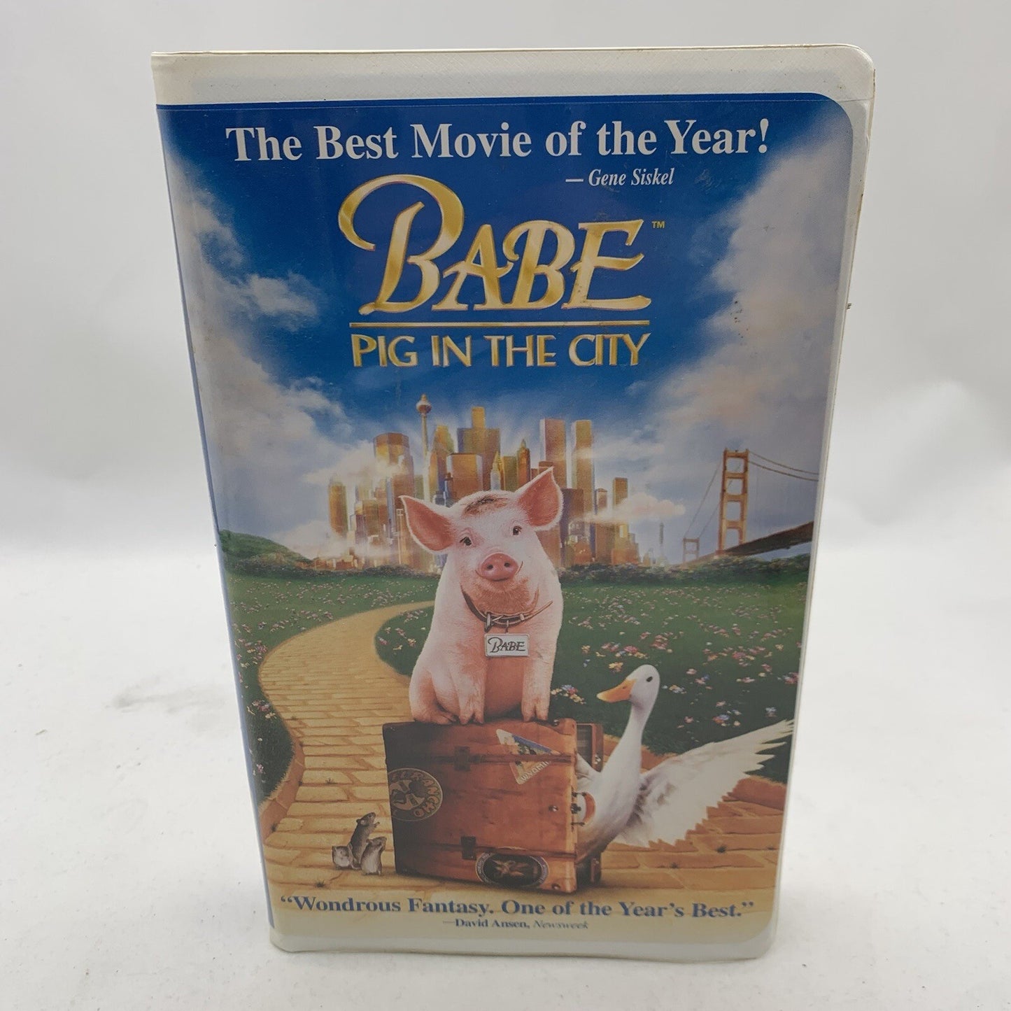 Babe and Babe: Pig in the City (VHS Clamshell Bundle) Tested and Working