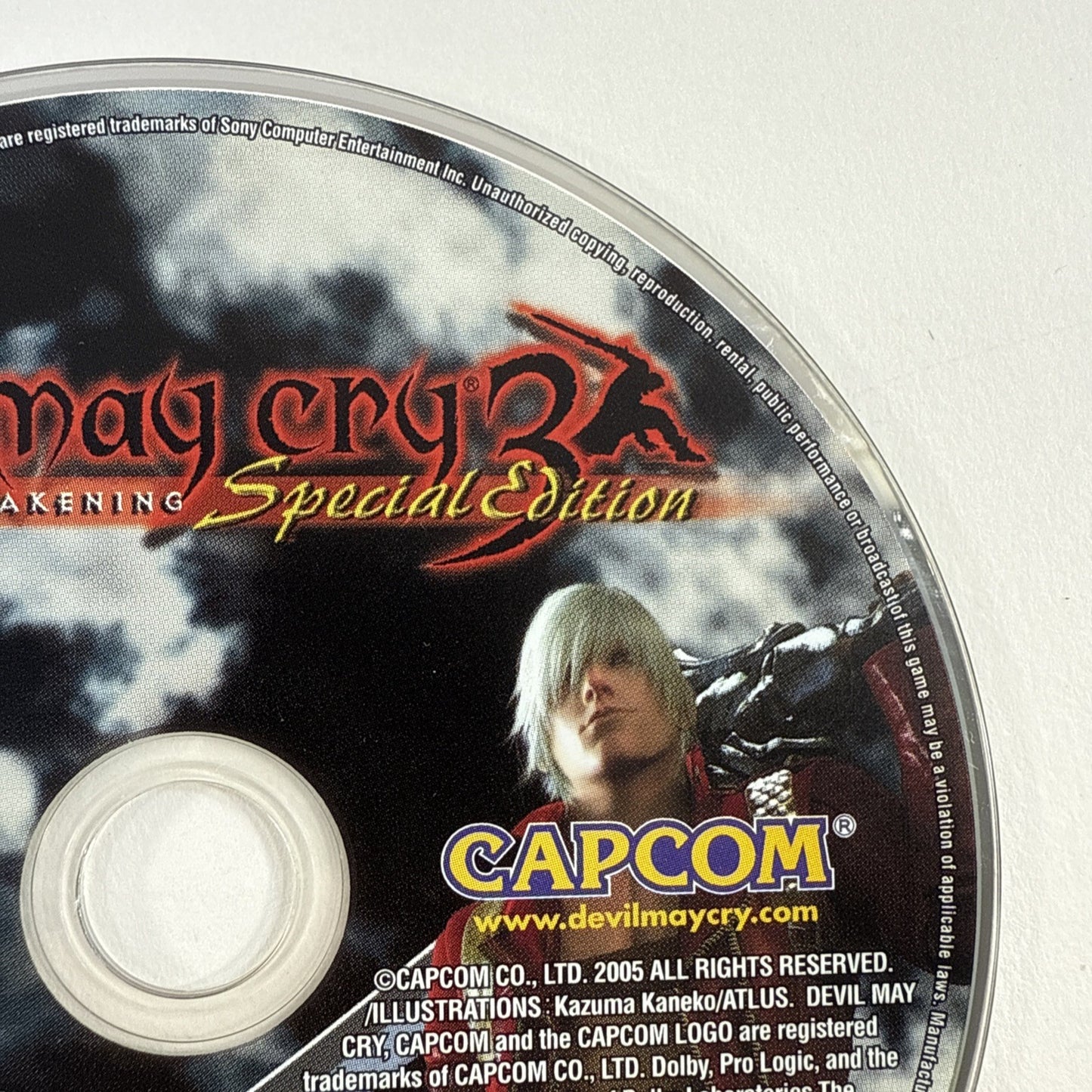 Devil May Cry 3: Dante's Awakening Special Ed. (PlayStation 2, 2006) Disc Only