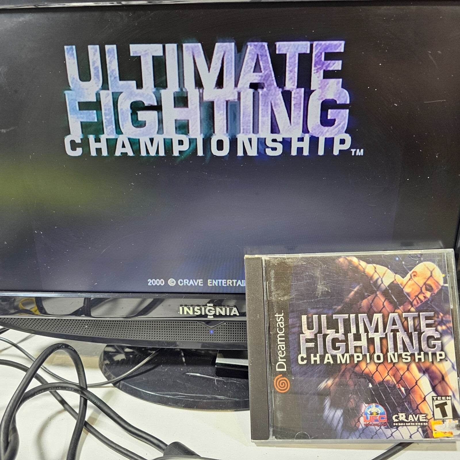 Ultimate Fighting Championship (Sega Dreamcast, 2000) Game Case Manual - Tested
