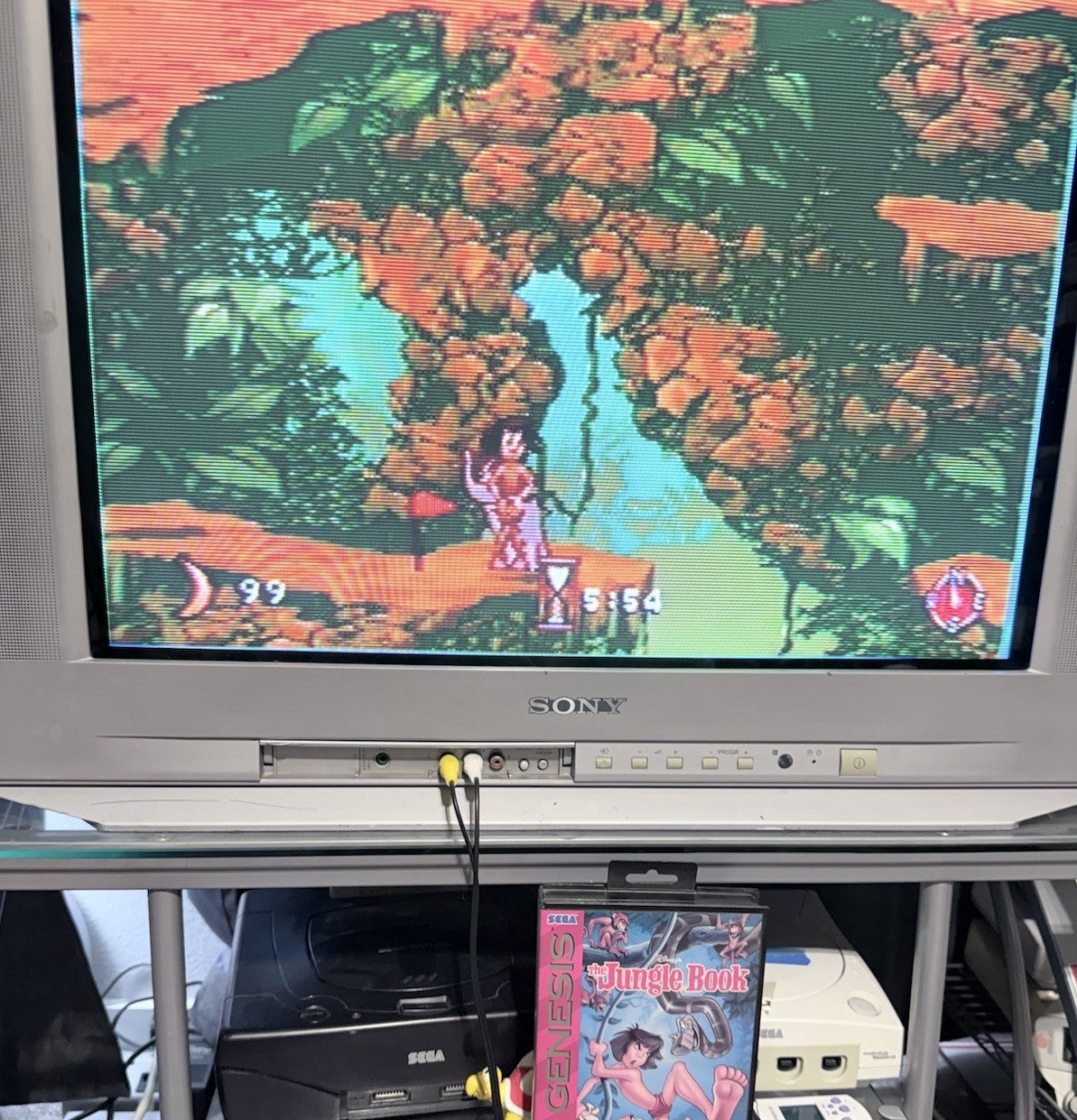 Disney's The Jungle Book (Sega Genesis, 1994) Game and Case - Tested and Working
