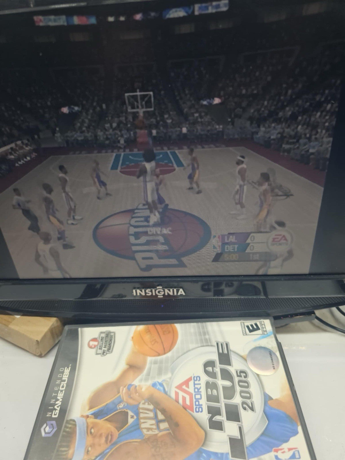 NBA Live 2005 (Nintendo GameCube, 2004) Game Case Manual Insert - Tested