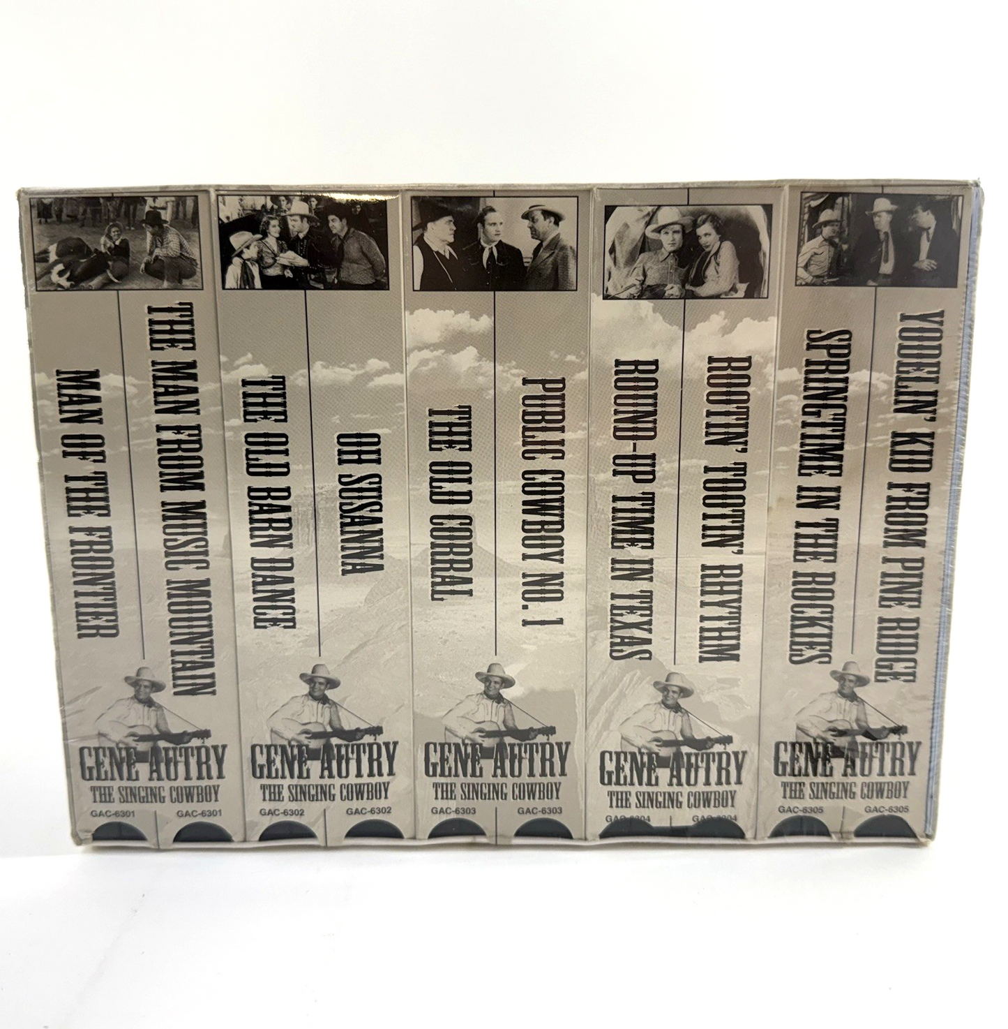 Gene Autry The Singing Cowboy Collection (VHS, 1995, 10 Tape Set) New, Sealed