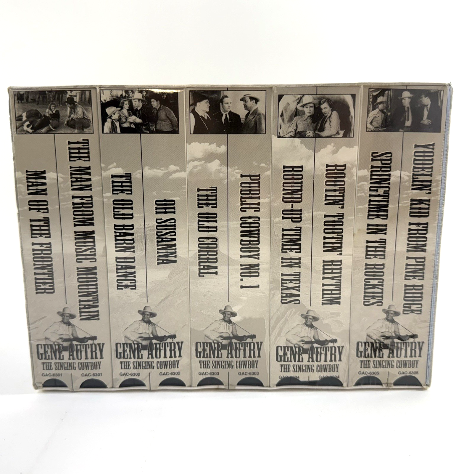 Gene Autry The Singing Cowboy Collection (VHS, 1995, 10 Tape Set) New, Sealed
