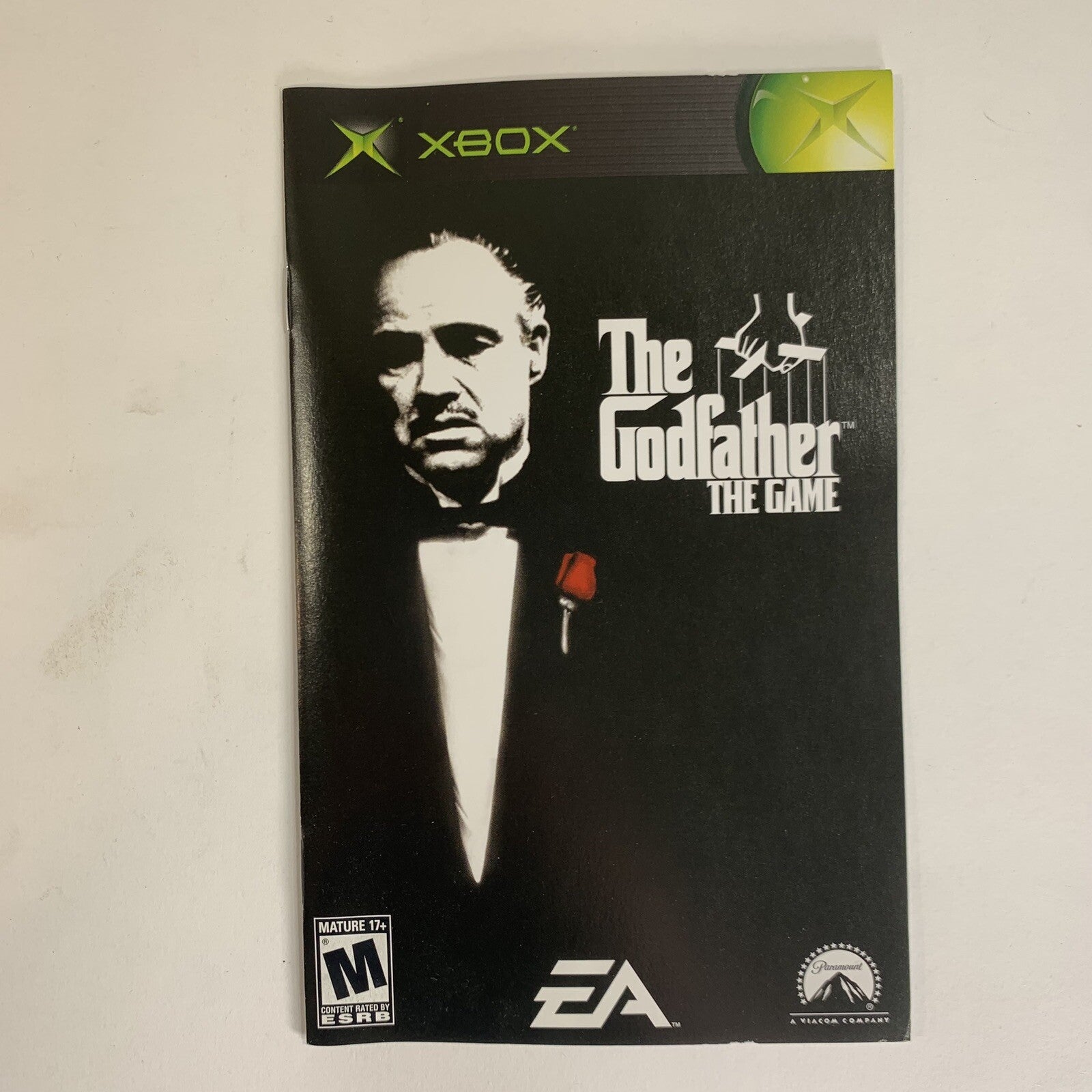 Godfather: The Game (Microsoft Xbox, 2006) Game Case Manual - Tested