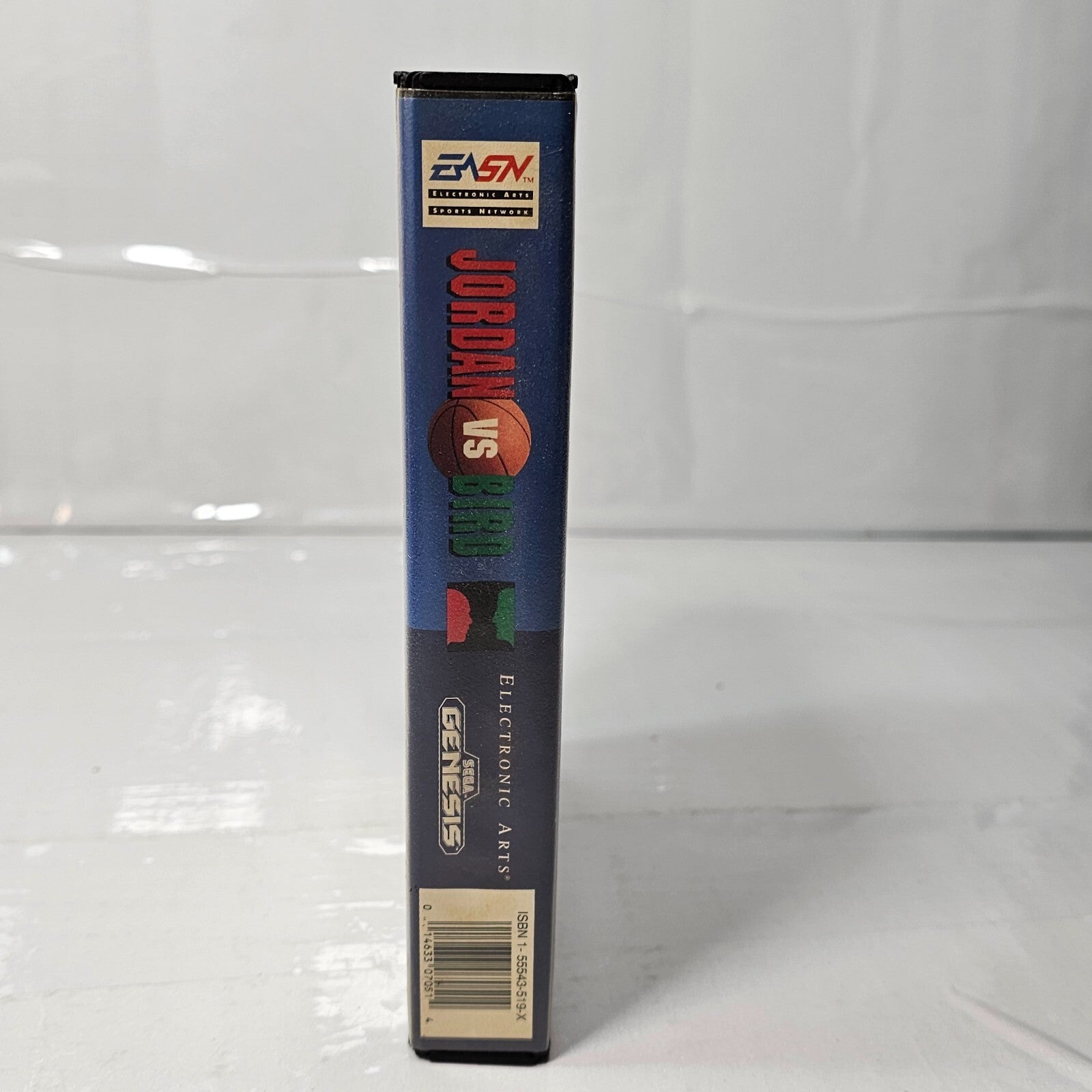 Jordan vs Bird: Super One-ON-One (Sega Genesis, 1992) Game Case Manual