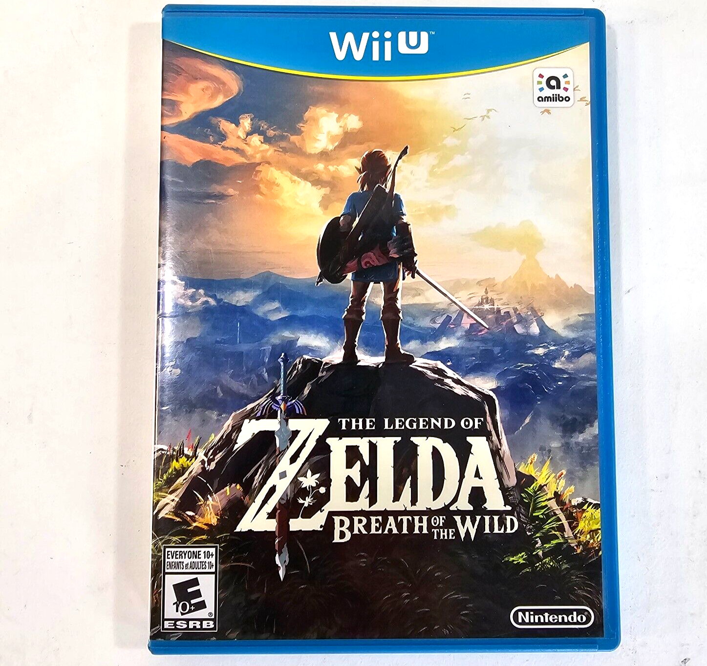 The Legend of Zelda: Breath of the Wild (Wii U, 2017) Game Case Manual - Tested