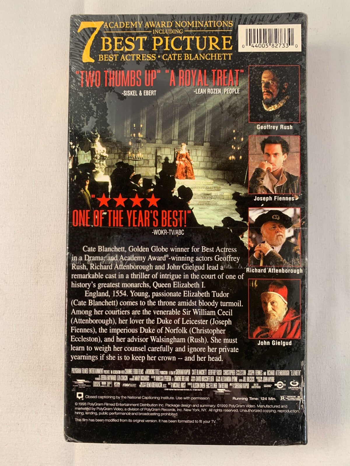 Elizabeth (VHS, 2003) NEW