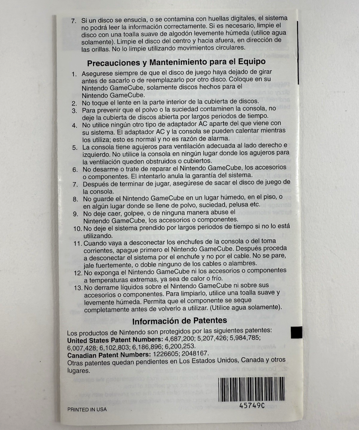 The Legend of Zelda: Ocarina of Time/Master Quest (Nintendo GameCube, 2003) CIB