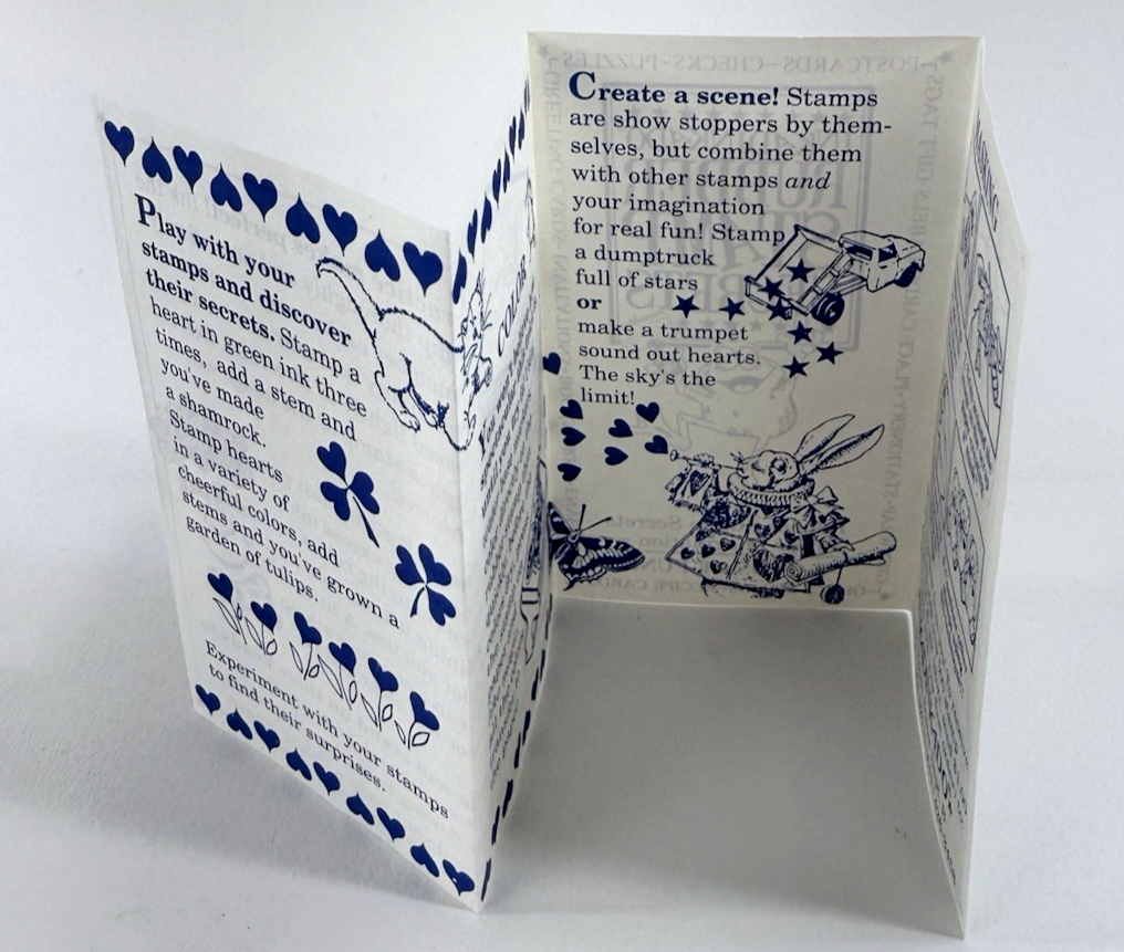 Inkadinkadoo Flower Alphabet Set Rubber Stamps