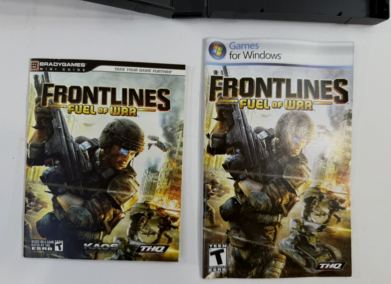 Frontlines: Fuel of War (PC, 2008) Game Discs, Case, Manual, Insert, Key