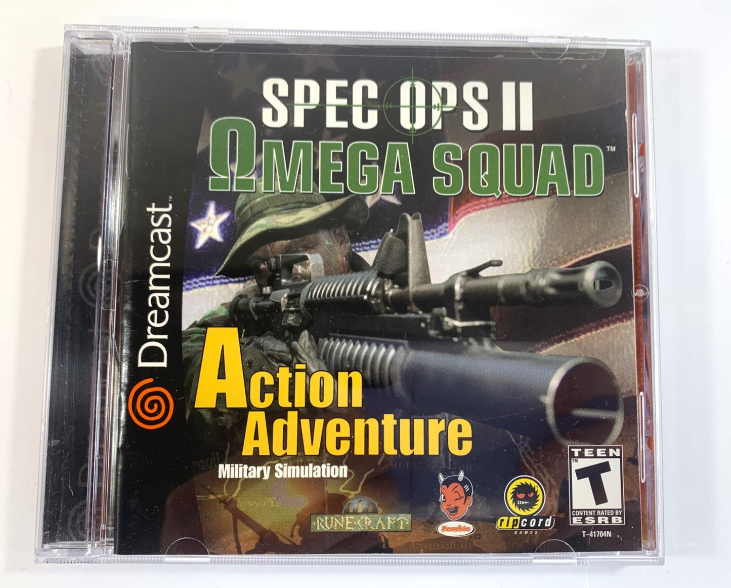 Spec Ops II: Omega Squad (Sega Dreamcast, 2000) Game Case Manual - Tested