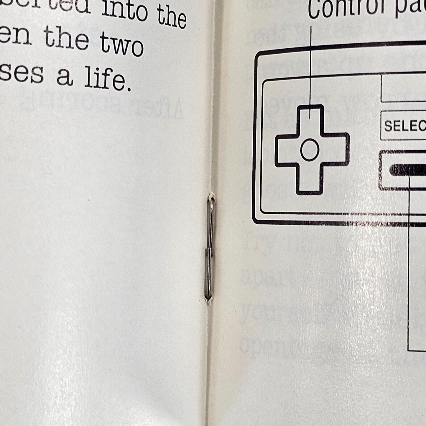 PAC-MAN (Nintendo Entertainment System, 1990) Gold Instruction Booklet Only