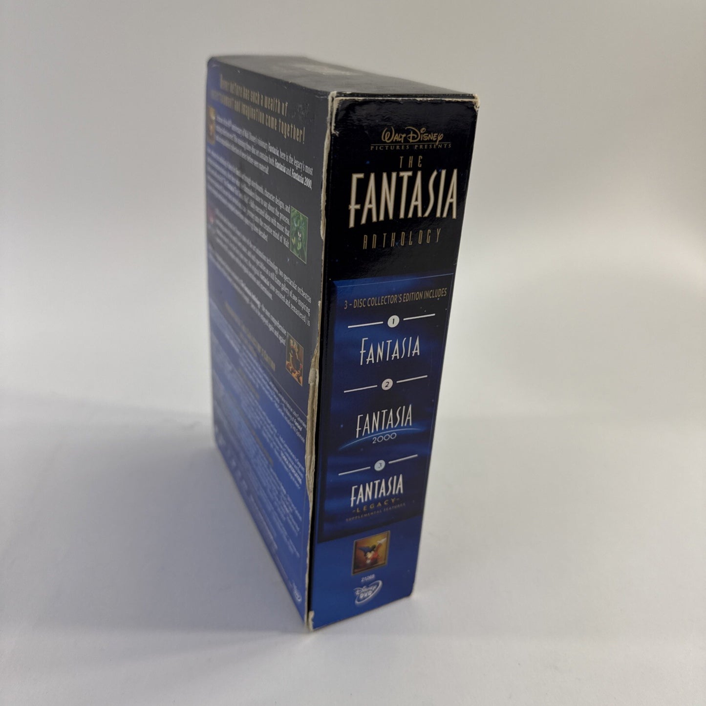 Fantasia Anthology (DVD, 2000, 3-Disc Set) Tested And Working