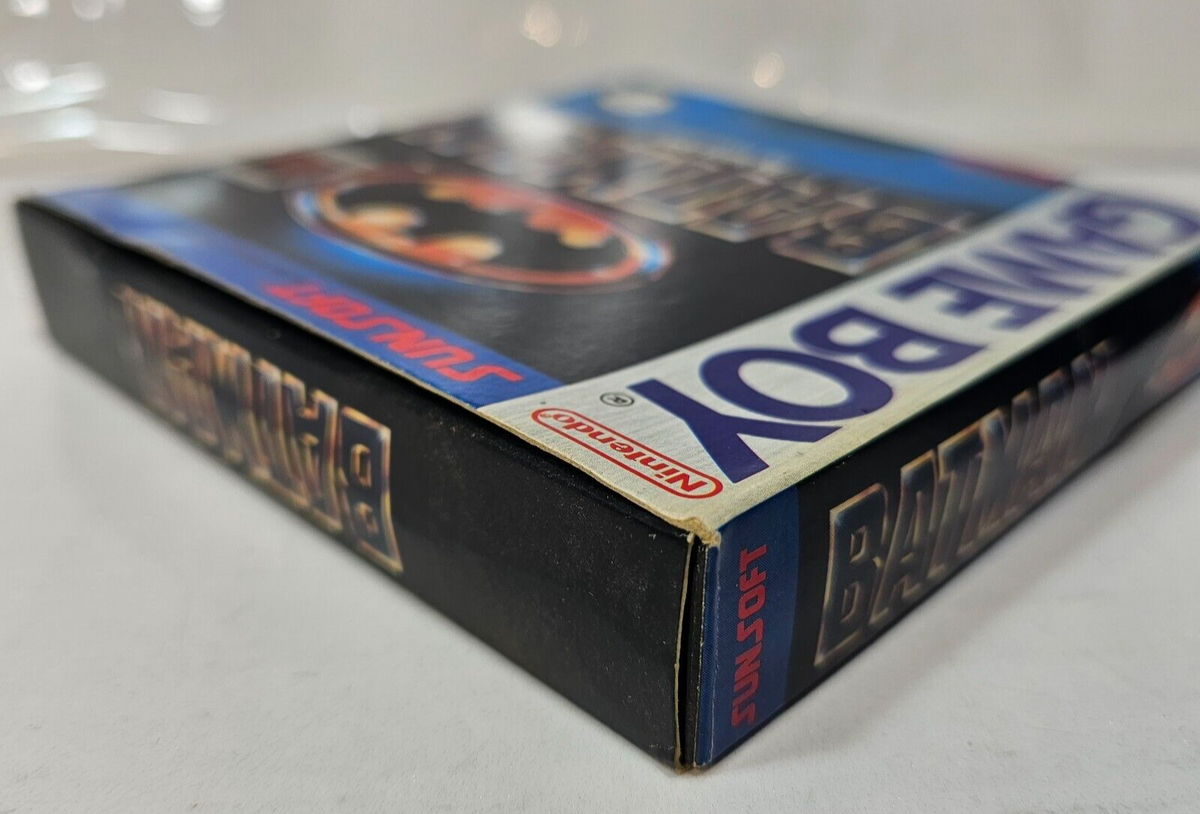 Batman: The Video Game (Nintendo Gameboy, 1990) Game Manual Box Inserts - Tested