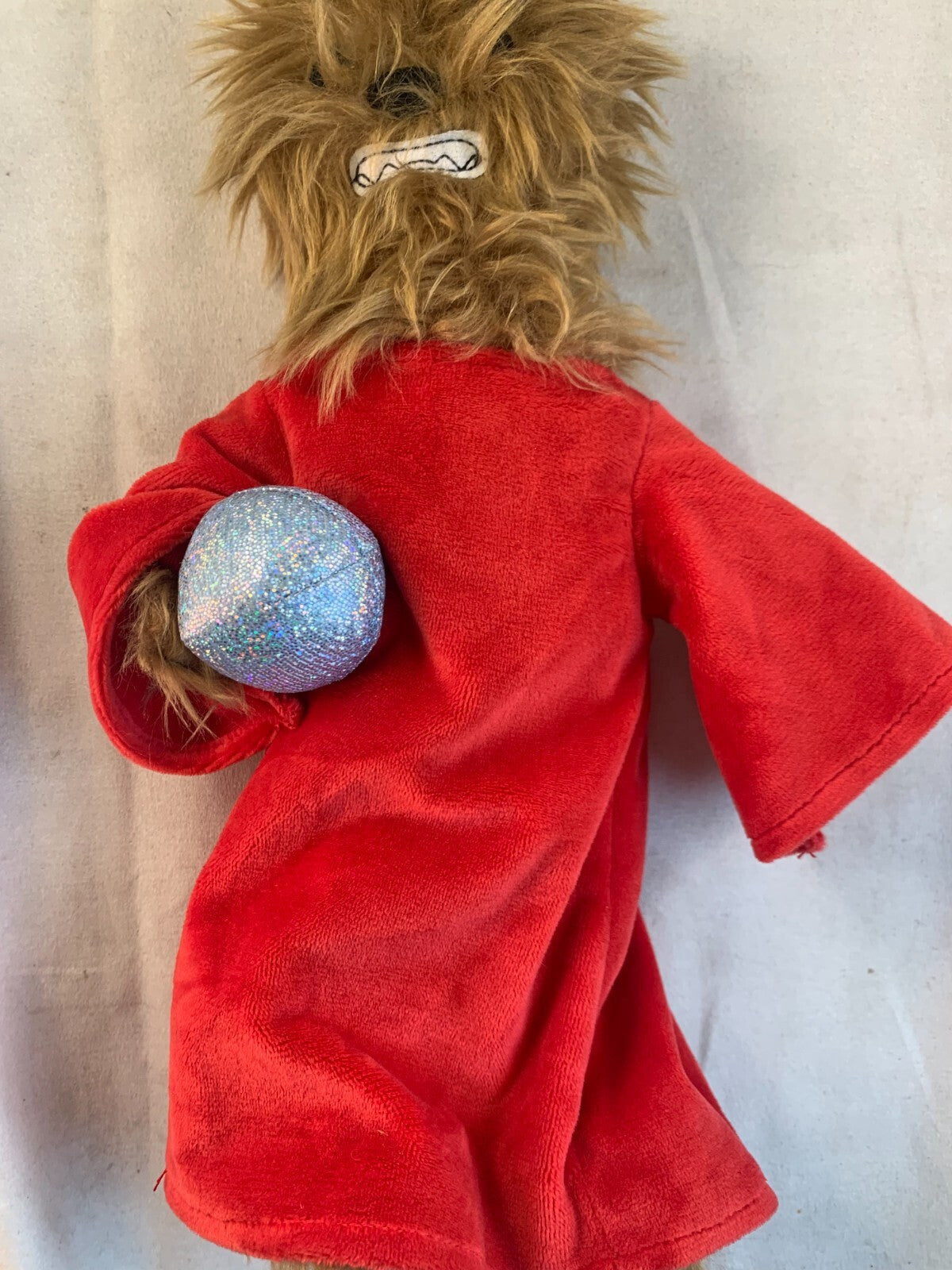 Disney Parks Star Wars Galaxy Edge Holiday Special Chewbacca Red Robe 12" Plush
