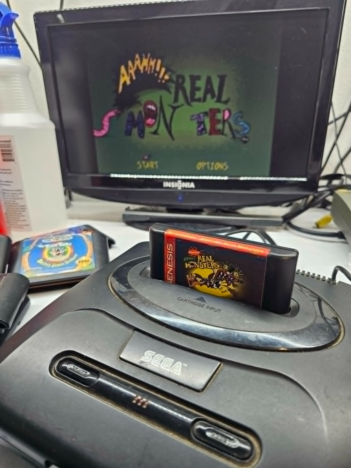 AAAHH Real Monsters (Sega Genesis, 1995) Game Cartridge - Tested and Working