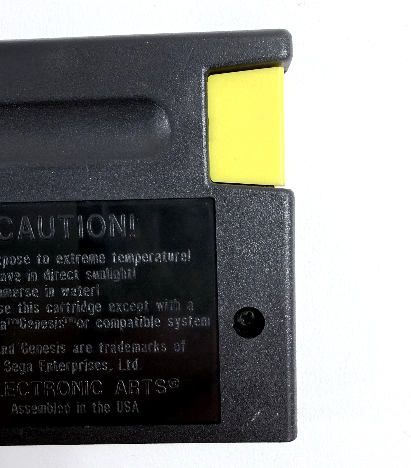 John Madden Football '93 (Sega Genesis, 1993) Game, Case, Registration, Insert