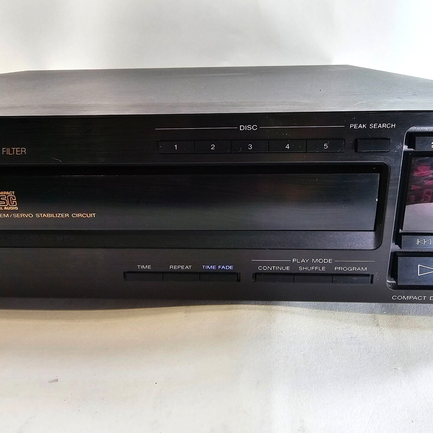 Sony CDP-C505 5 Disc CD Changer - Tested and Working - No Remote