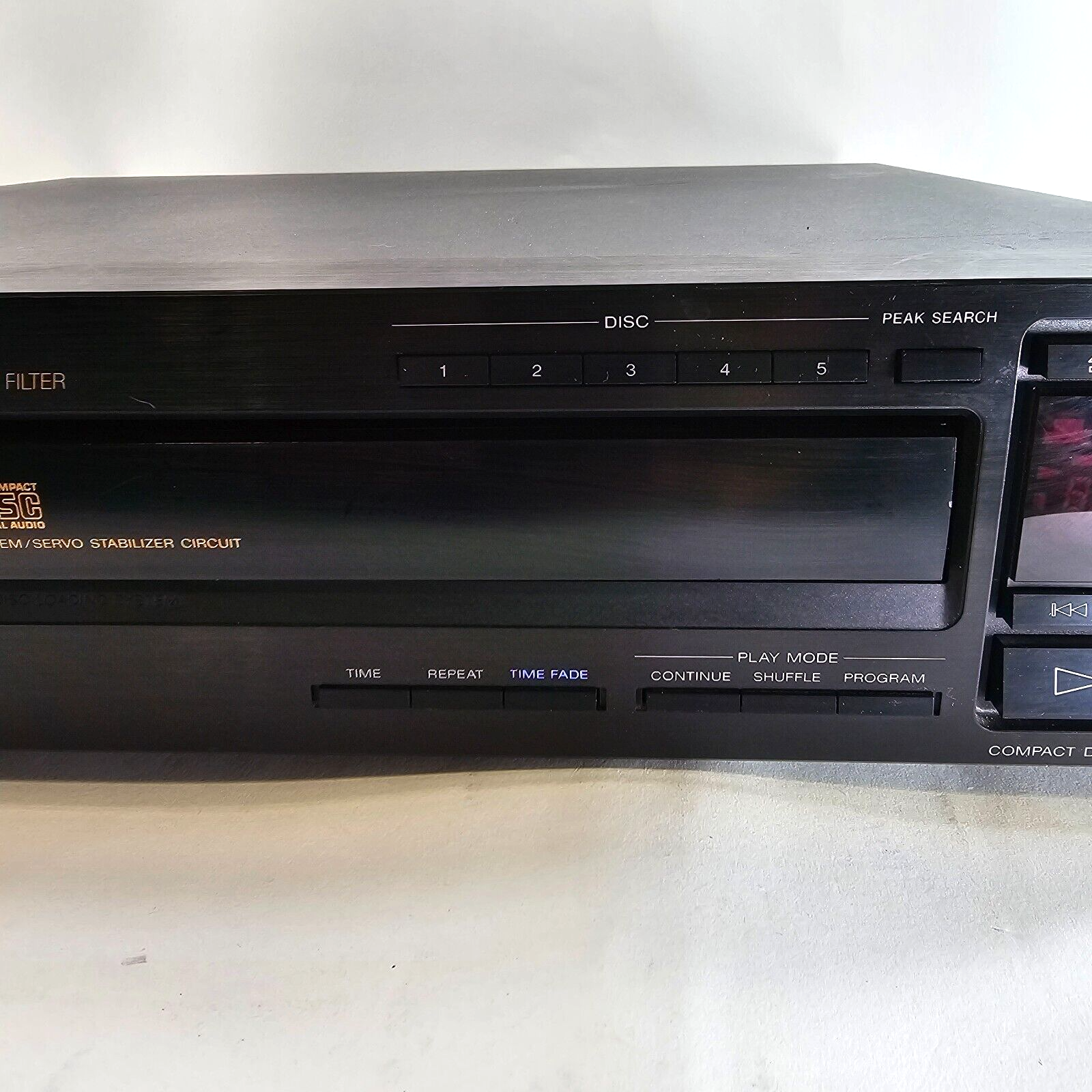 Sony CDP-C505 5 Disc CD Changer - Tested and Working - No Remote