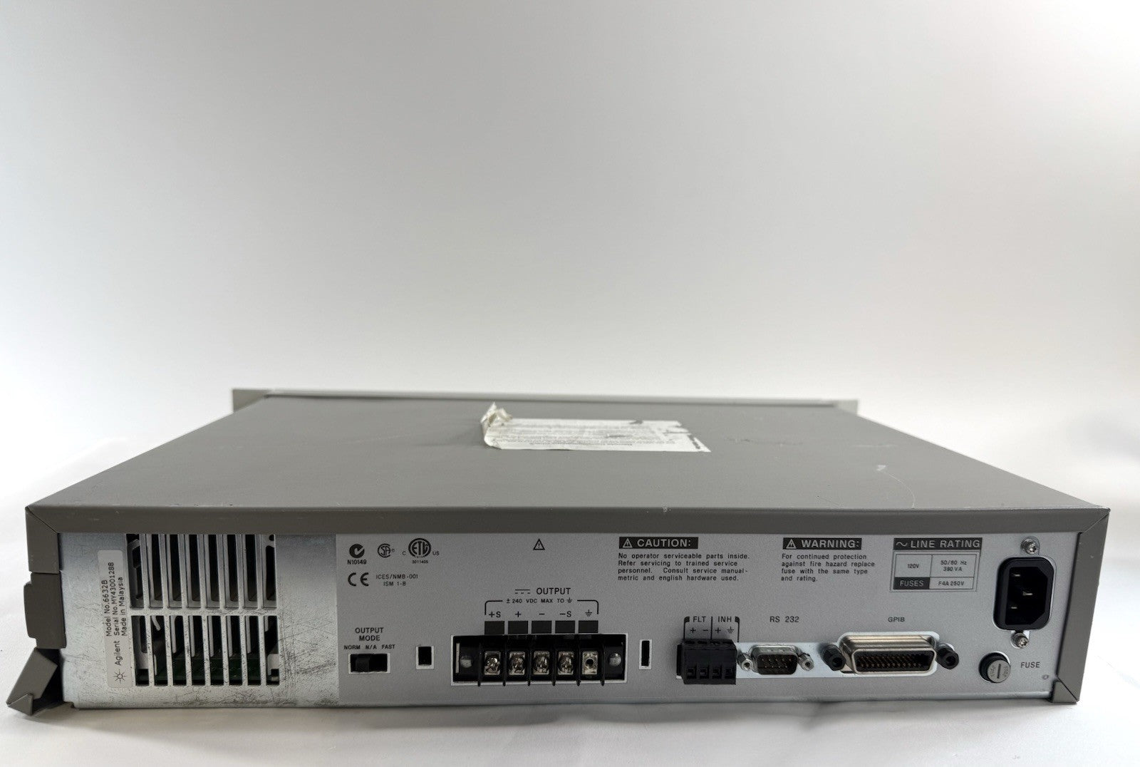 HP (Agilent/Keysight) 6632B System DC Power Supply 20V, 5A - Tested and Working