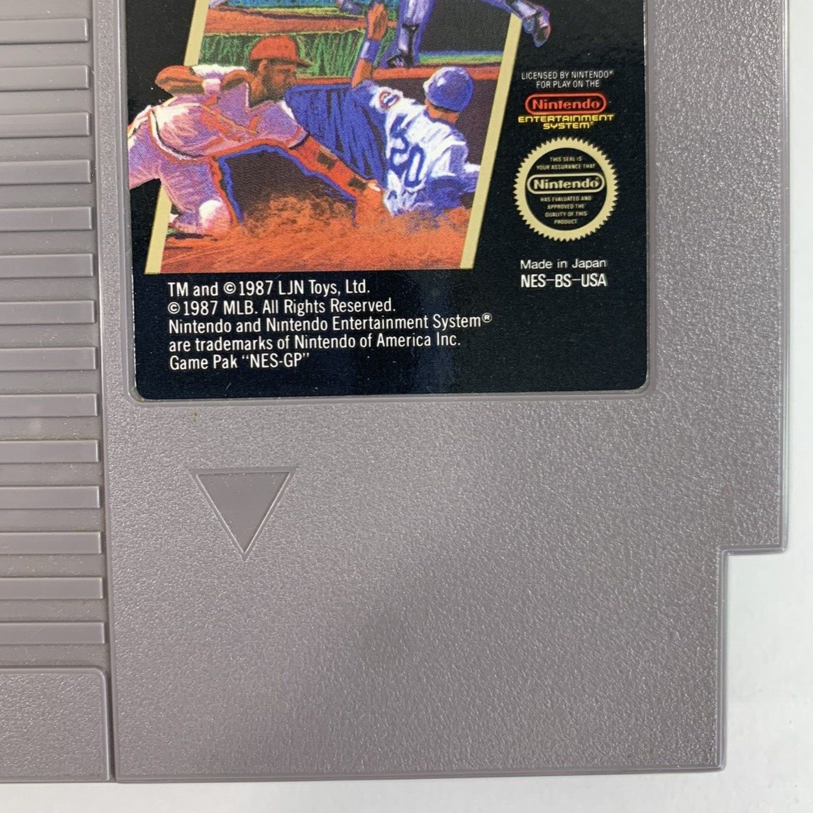 Major League Baseball (Nintendo NES, 1988) Game, Box, Insert, Sleeve - Tested