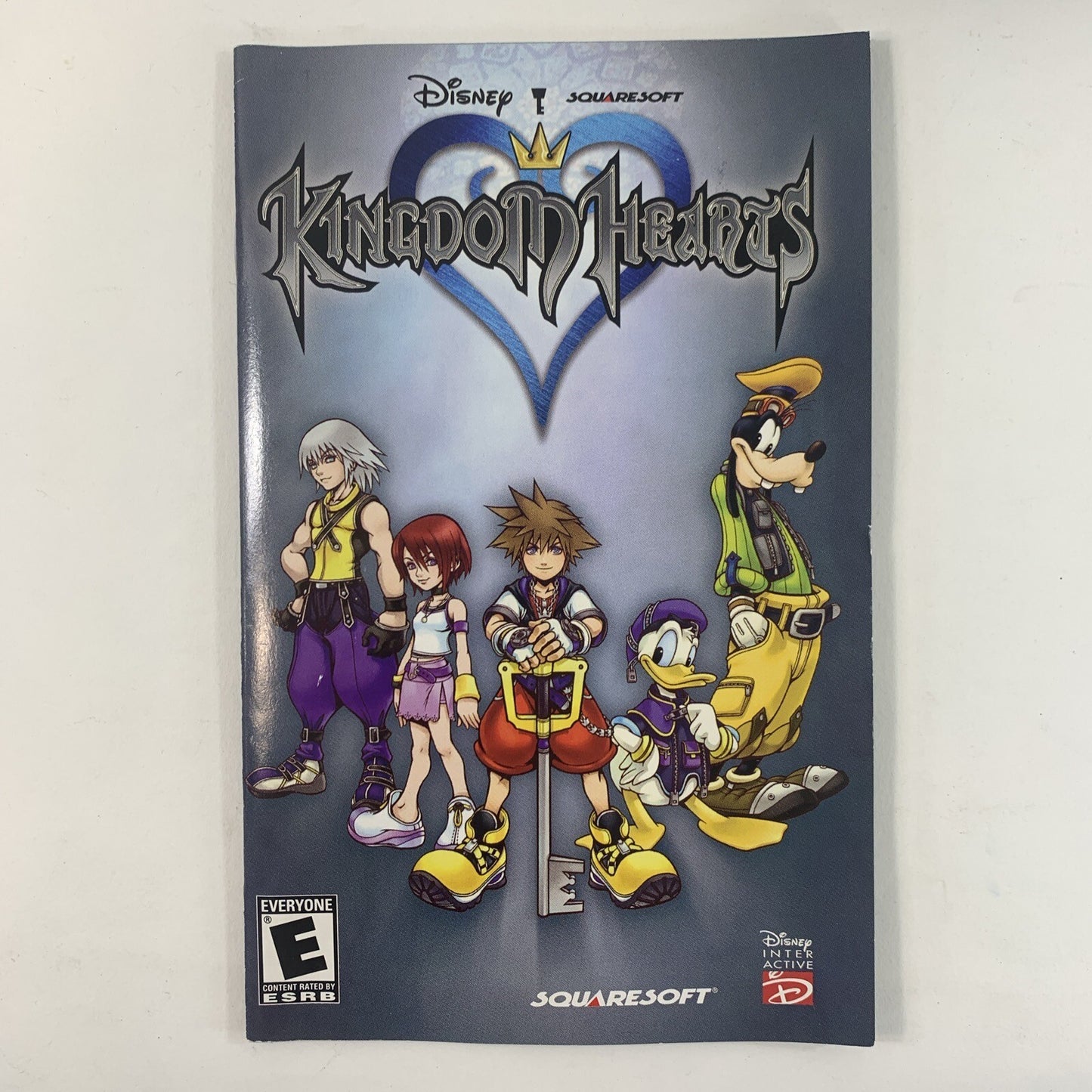 Kingdom Hearts (Sony PlayStation 2, 2004)  Game Case Manual - Tested and Working