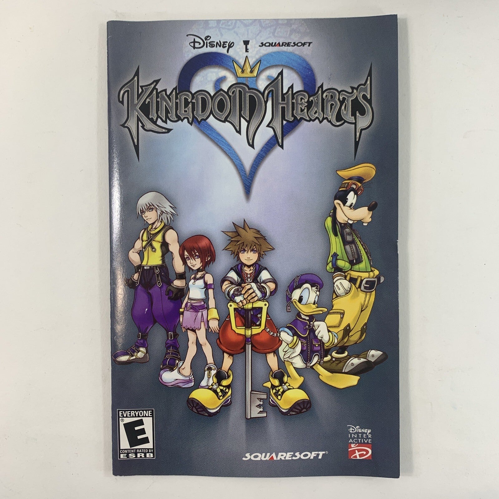 Kingdom Hearts (Sony PlayStation 2, 2004)  Game Case Manual - Tested and Working