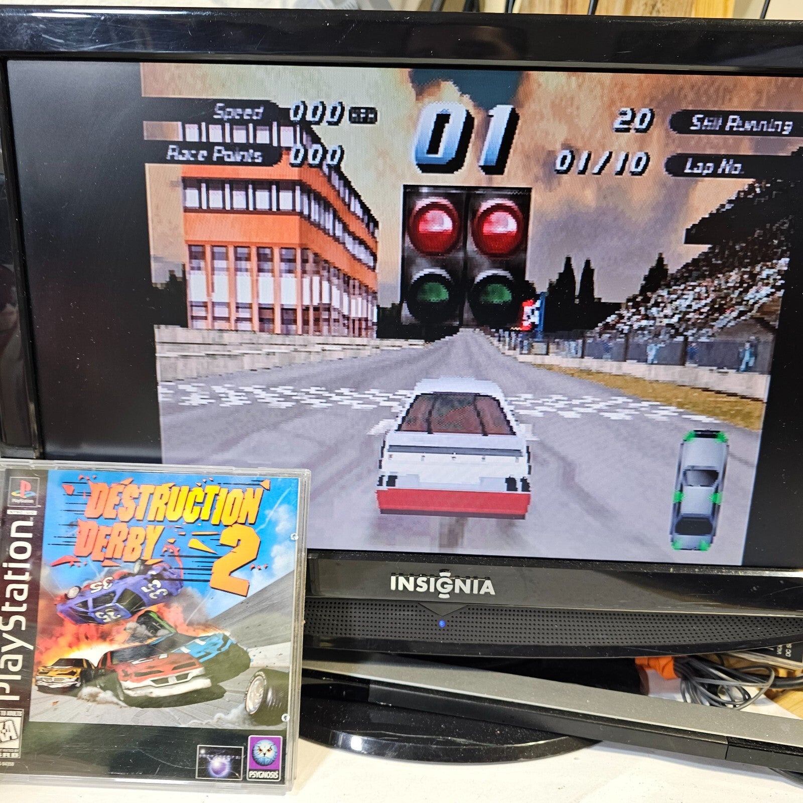 Destruction Derby 2 (Sony PlayStation, 1996) Game Case Manual Complete